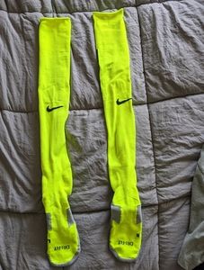 Neon Green knee high football/soccer socks